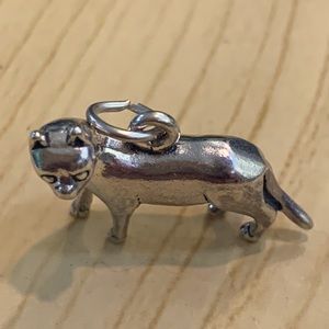 .925 Cat Sterling Silver Jewelry Charm